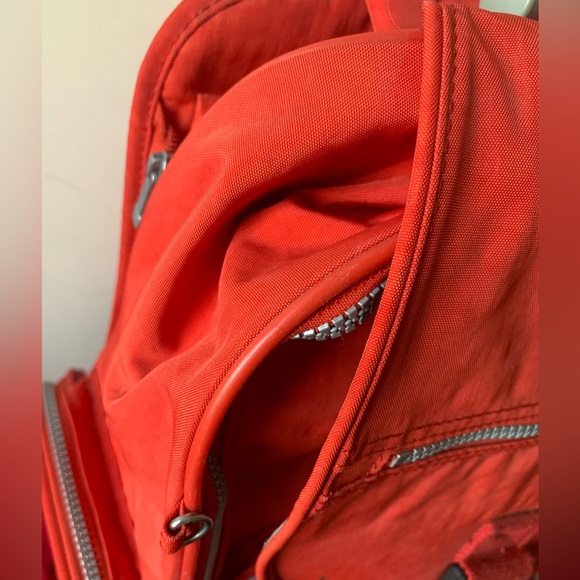 Kipling Alcatraz II red orange Nylon Large Rolling Carry On Wheeled Laptop Backp main image 7